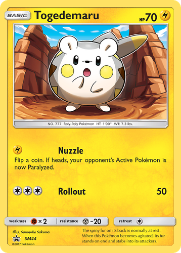 Togedemaru 44, SM Black Star Promos