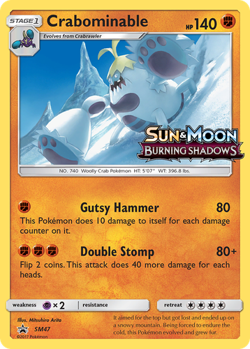Crabominable 47, SM Black Star Promos