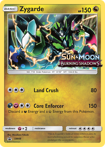 Zygarde 48, SM Black Star Promos