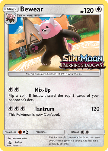 Bewear 49, SM Black Star Promos