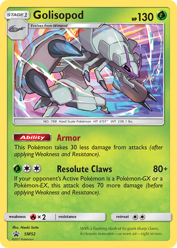 Golisopod 52, SM Black Star Promos