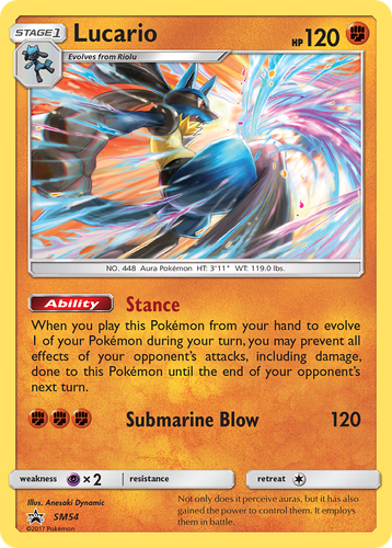 Lucario 54, SM Black Star Promos