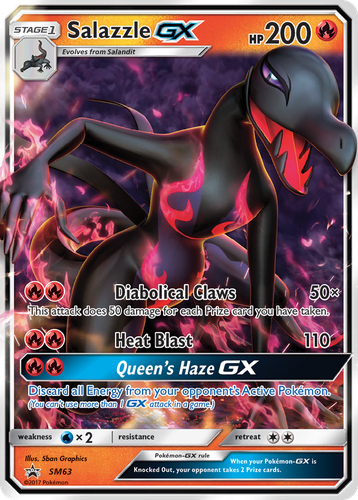 Salazzle-GX 63, SM Black Star Promos
