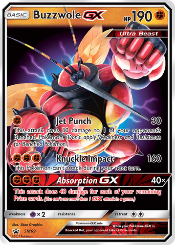 Buzzwole-GX 69, SM Black Star Promos