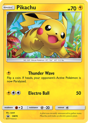 Pikachu 76, SM Black Star Promos