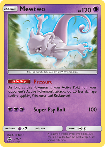 Mewtwo 77, SM Black Star Promos