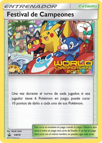 Champions Festival #78 from SM Black Star Promos - Promo - Illustrated by Naoki Saito