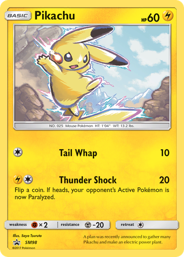 Pikachu 98, SM Black Star Promos
