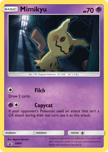 Mimikyu 99, SM Black Star Promos