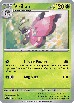 Vivillon Pokémon TCG card art