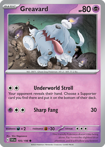 Greavard 105, Scarlet & Violet