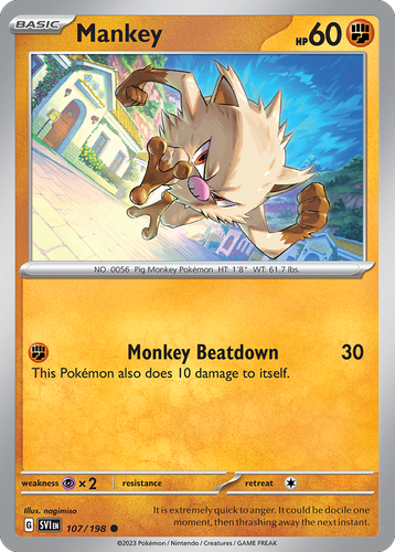 Mankey 107, Scarlet & Violet