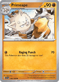 Primeape 108, Scarlet & Violet