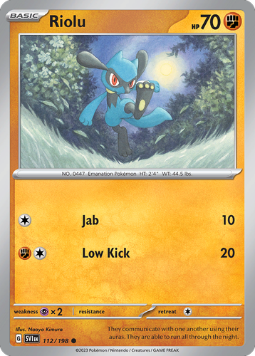 Riolu 112, Scarlet & Violet