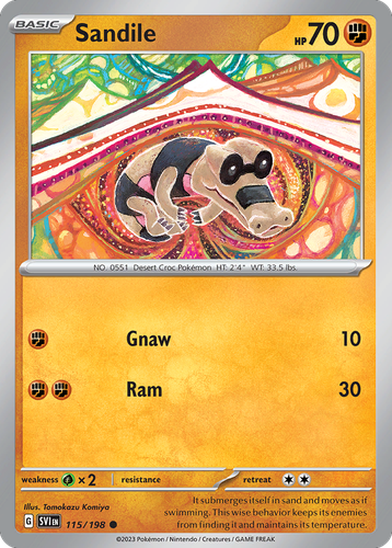 Sandile 115, Scarlet & Violet