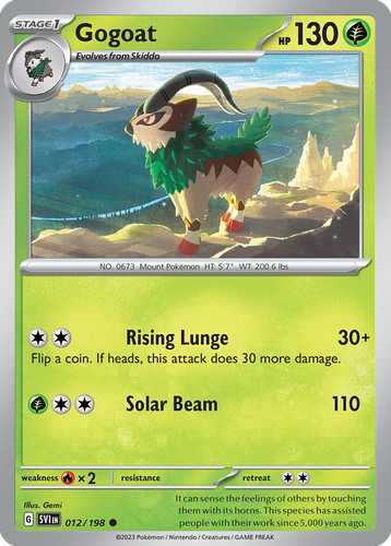 Gogoat Pokémon TCG card art