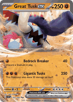 Great Tusk ex 123, Scarlet & Violet