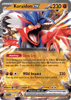Koraidon ex 125, Scarlet & Violet