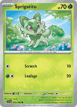 Sprigatito card art