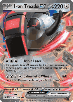Iron Treads ex 143, Scarlet & Violet