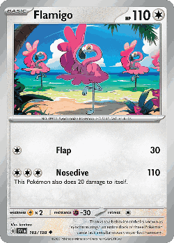 Flamigo 165, Scarlet & Violet