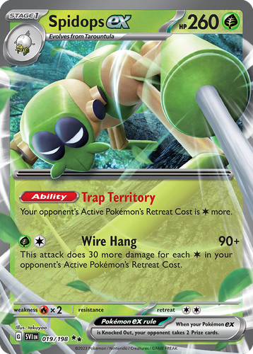 Spidops ex Pokémon TCG card art