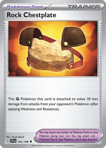Rock Chestplate 192, Scarlet & Violet