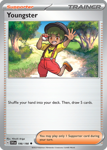 Youngster #198 from Scarlet & Violet - Uncommon - Illustrated by Hitoshi Ariga