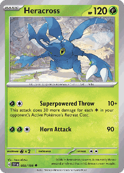 Heracross Pokémon TCG card art