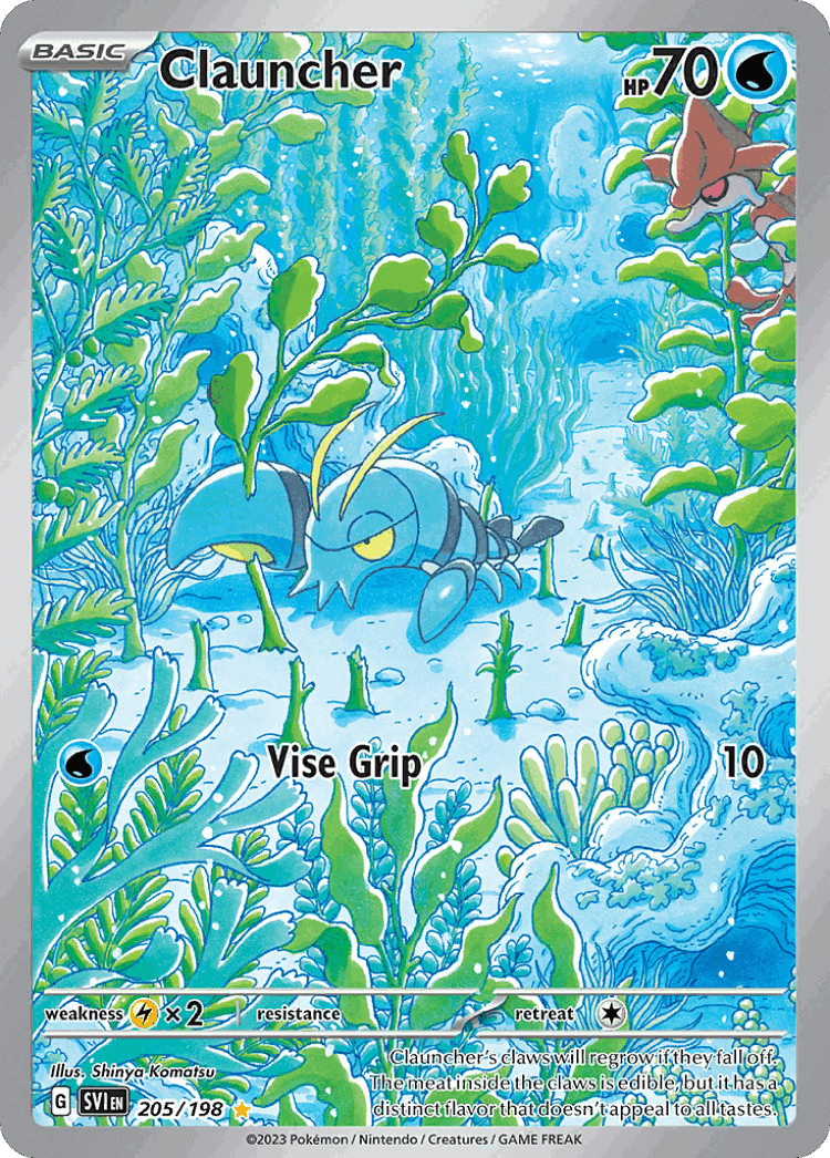Clauncher #205 from Scarlet & Violet - Illustration Rare - Illustrated by Shinya Komatsu