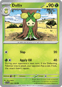 Dolliv Pokémon TCG card art