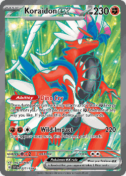 Koraidon ex 231, Scarlet & Violet