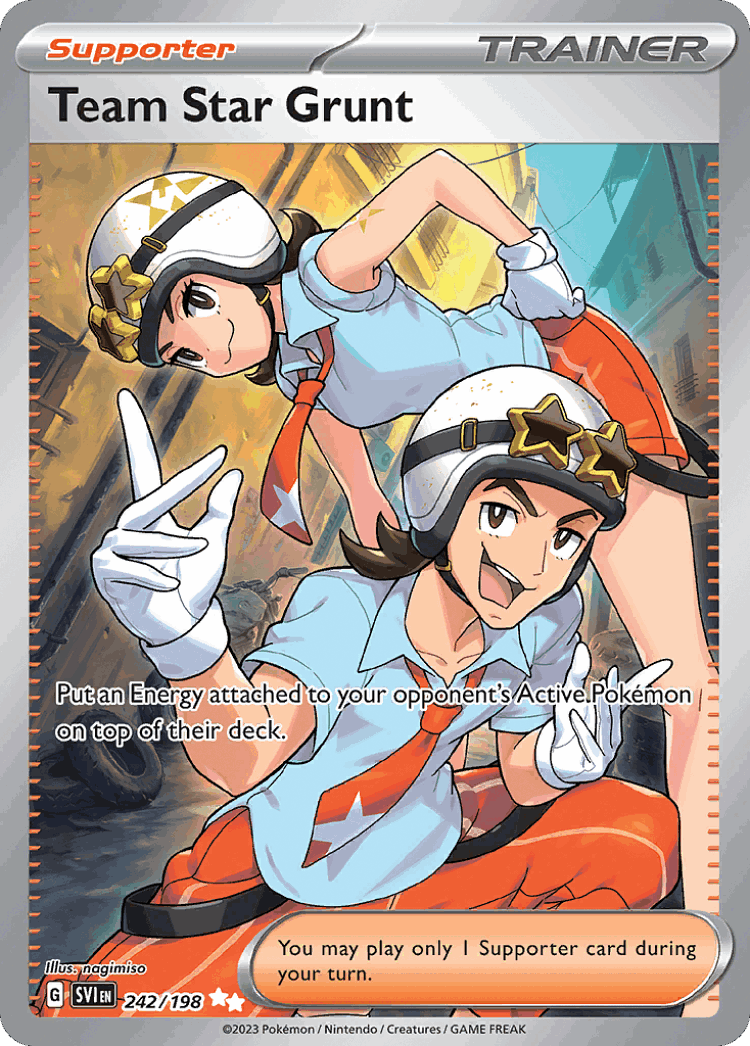 Team Star Grunt #242 from Scarlet & Violet - Ultra Rare - Illustrated by nagimiso