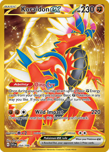 Koraidon ex 254, Scarlet & Violet