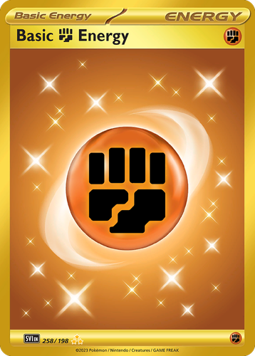 Basic Fighting Energy #258 from Scarlet & Violet - Hyper Rare