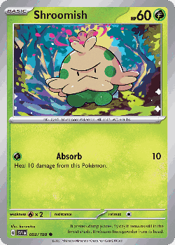 Shroomish Pokémon TCG card art