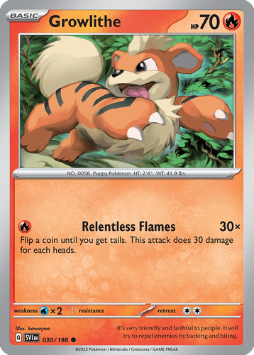 Growlithe 30, Scarlet & Violet