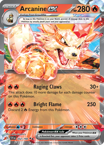 Arcanine ex 32, Scarlet & Violet