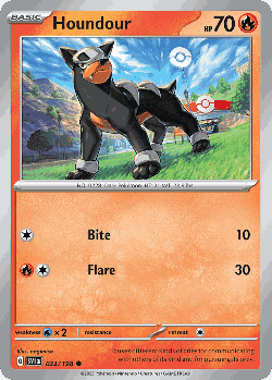 Houndour 33, Scarlet & Violet