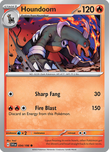Houndoom 34, Scarlet & Violet