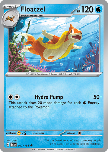 Floatzel 47, Scarlet & Violet