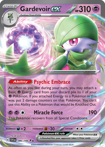 Gardevoir ex 86, Scarlet & Violet