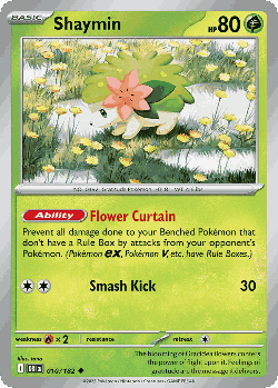 Shaymin Pokémon TCG card art