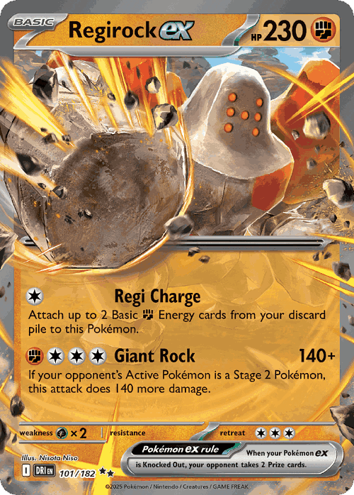 Regirock ex 101, Destined Rivals