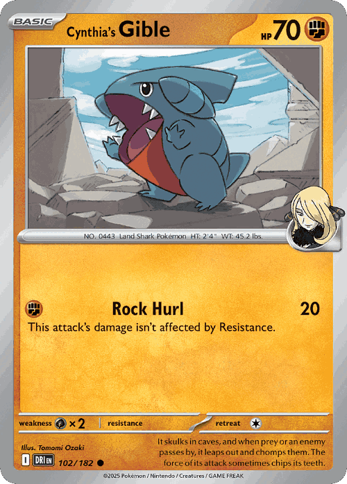 Cynthia's Gible 102, Destined Rivals
