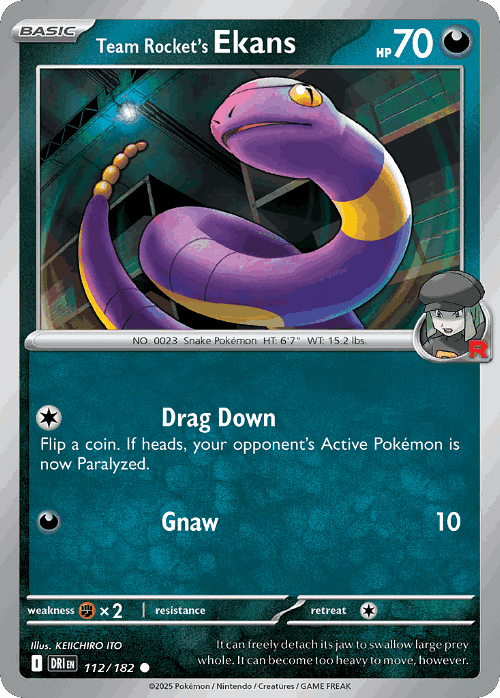 Team Rocket's Ekans 112, Destined Rivals