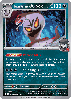 Team Rocket's Arbok 113, Destined Rivals