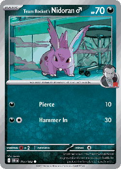Team Rocket's Nidoran♂ 117, Destined Rivals