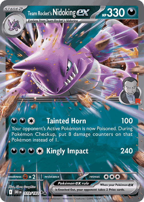 Team Rocket's Nidoking ex 119, Destined Rivals