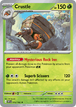 Crustle Pokémon TCG card art